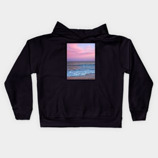 Ocean Waves Sunset Beach Kids Hoodie